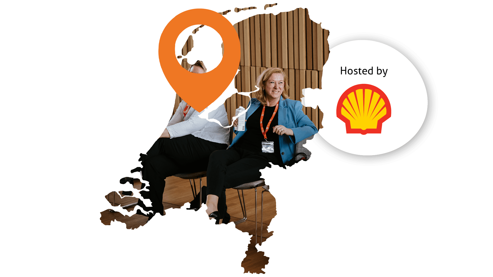 An image of delegates in conversation